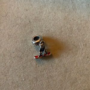 Pandora Snowboarder Charm